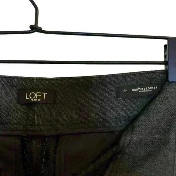 Ann Taylor LOFT Marisa Trouser Mid-Rise Patch Pockets Bootcut Size 6 Petite - Picture 4 of 6